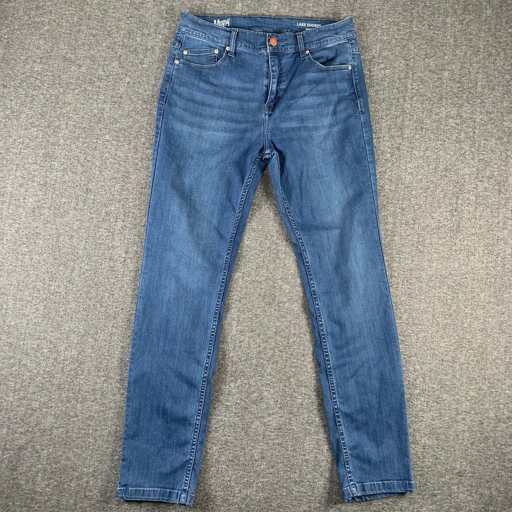 Mugsy Jeans Men 34x30 Lake Shores Blue Stretch Modern